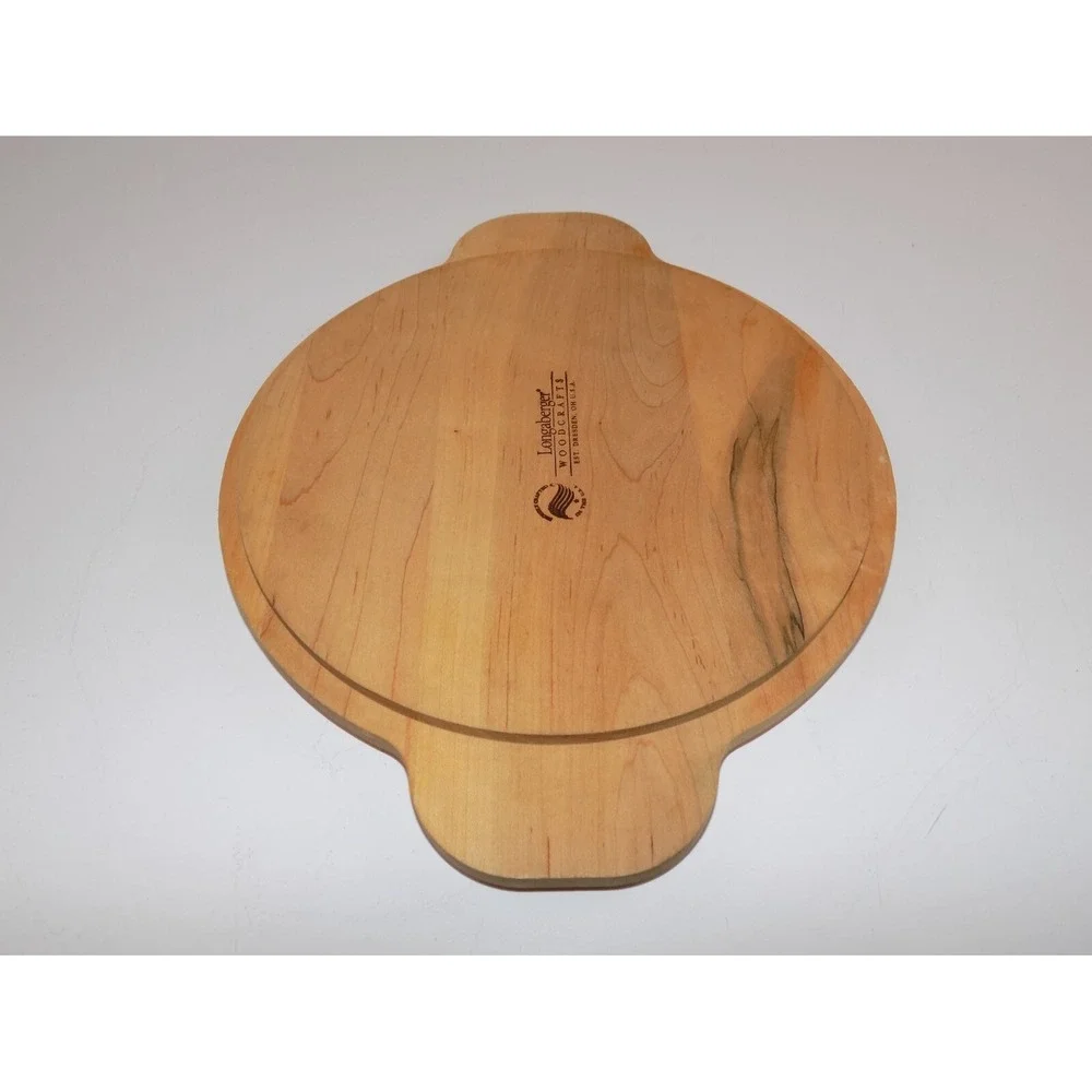 DIVIDE IT UP Round Basket Cutting Board Lid ID 7.5in OD 8in LONGABERGER
